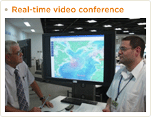 Real-time video conference
